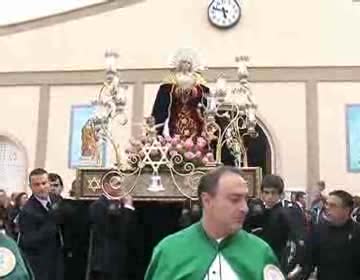 Procesion de traslado de las imagenes del Cristo de la Flagelación y Virgen de la Estrella